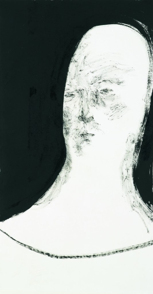 Left Right (Left)  Ink on paper 146 x 76 cm 2012 