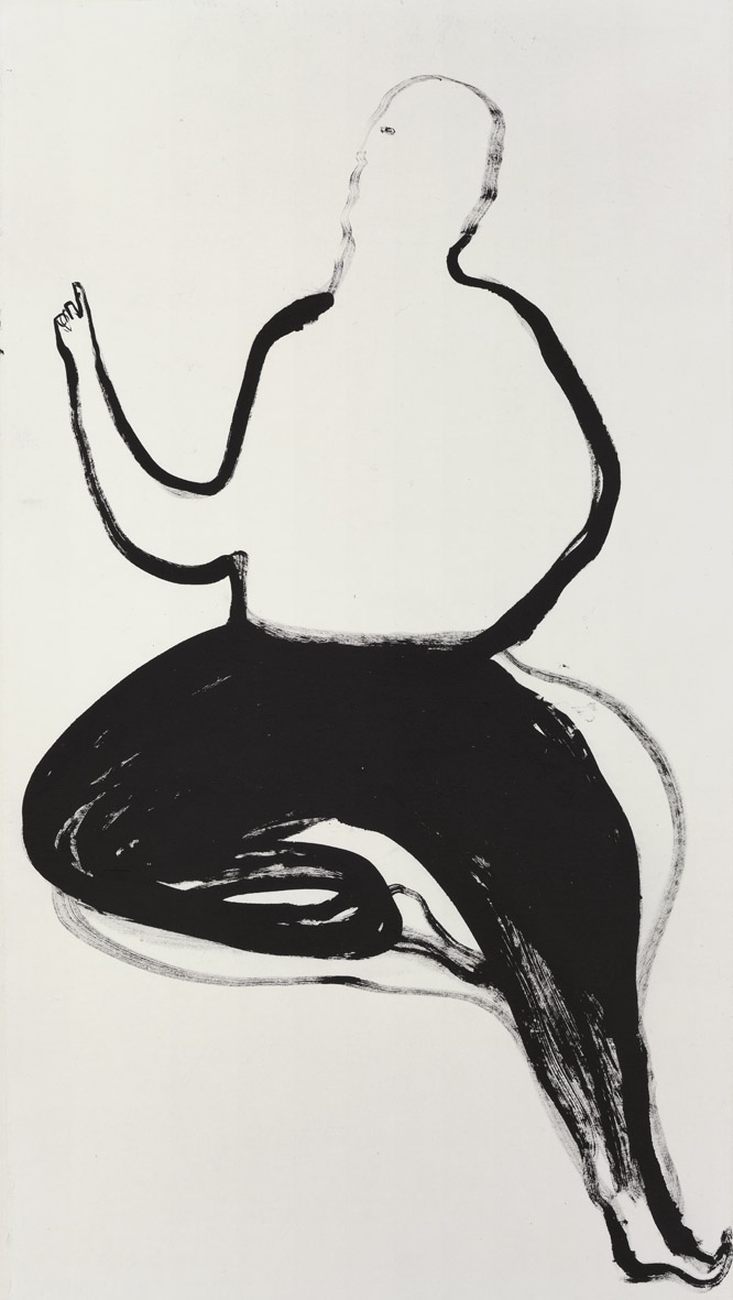 Question Time 2013 Ink on Paper 144x80cm