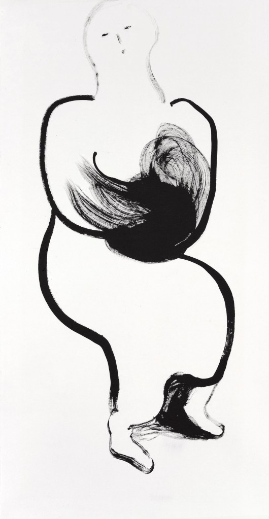 Malfunction 2014 Ink on paper 145x77cm 